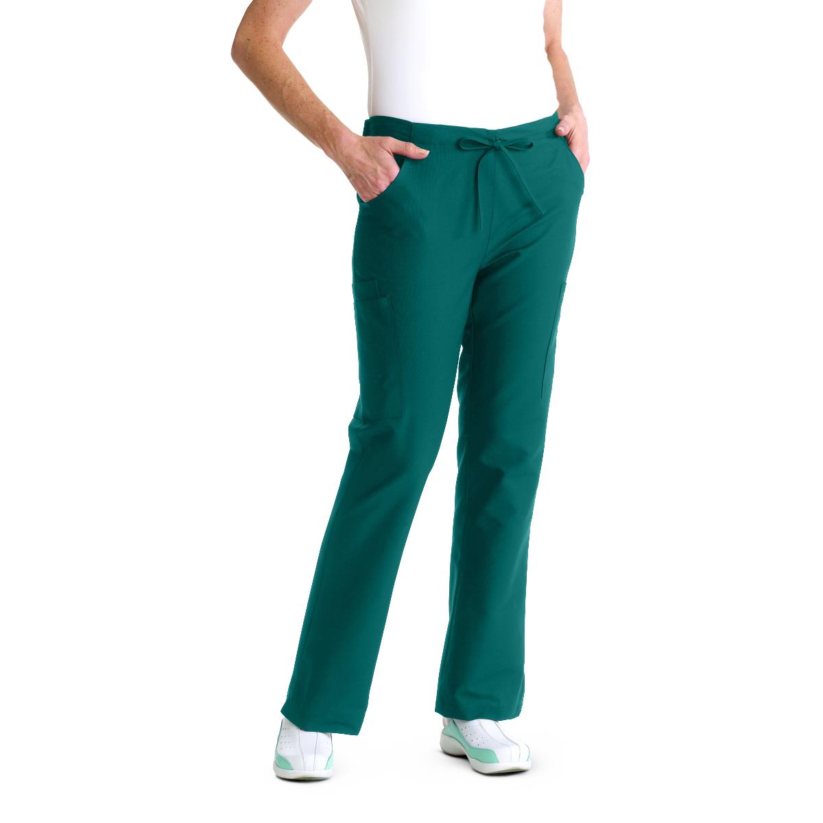 ComfortEase® Women's Petite Cargo Scrub Pants (Style 8865)