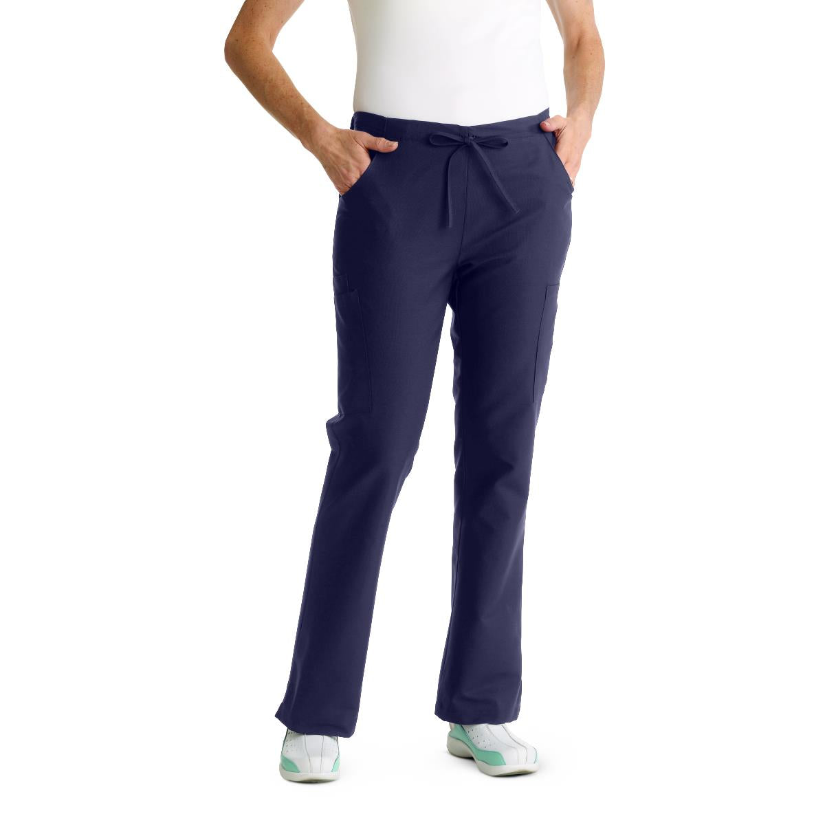 ComfortEase® Women's Petite Cargo Scrub Pants (Style 8865)