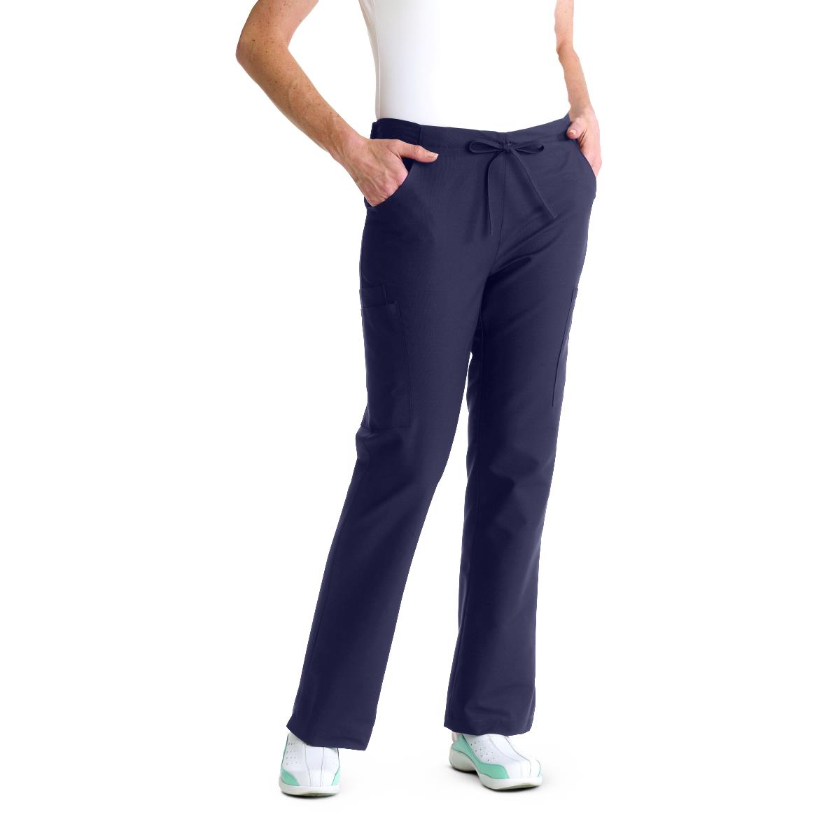 ComfortEase® Women's Petite Cargo Scrub Pants (Style 8865)