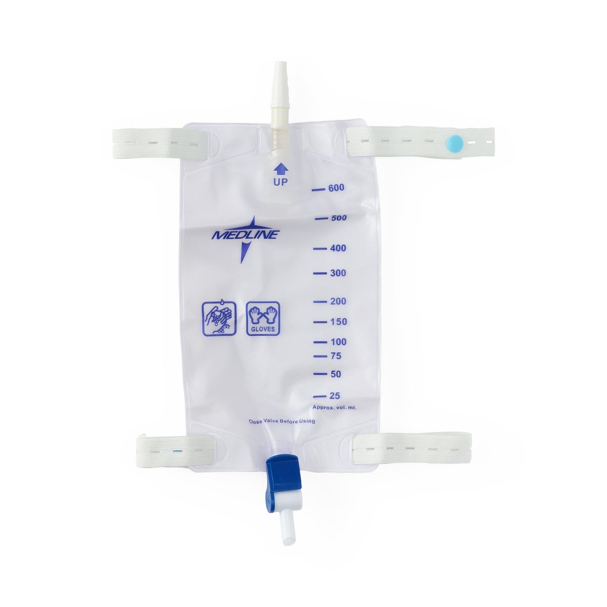 Medline Leg Bag with Flip Drain