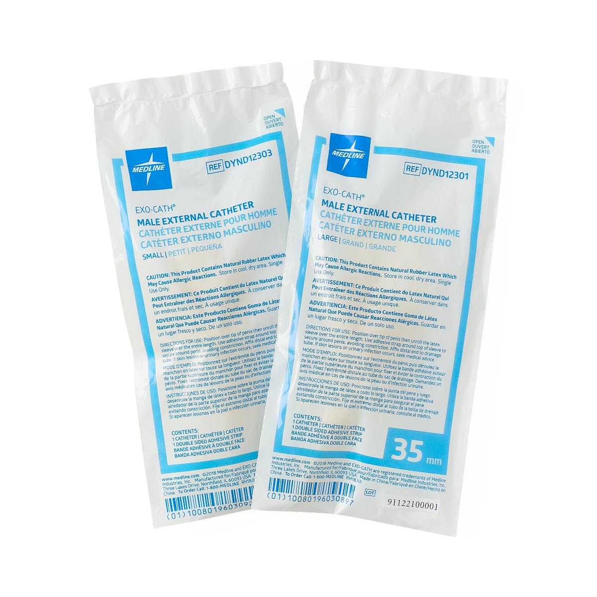 Exo-Cath Latex Male External Catheters