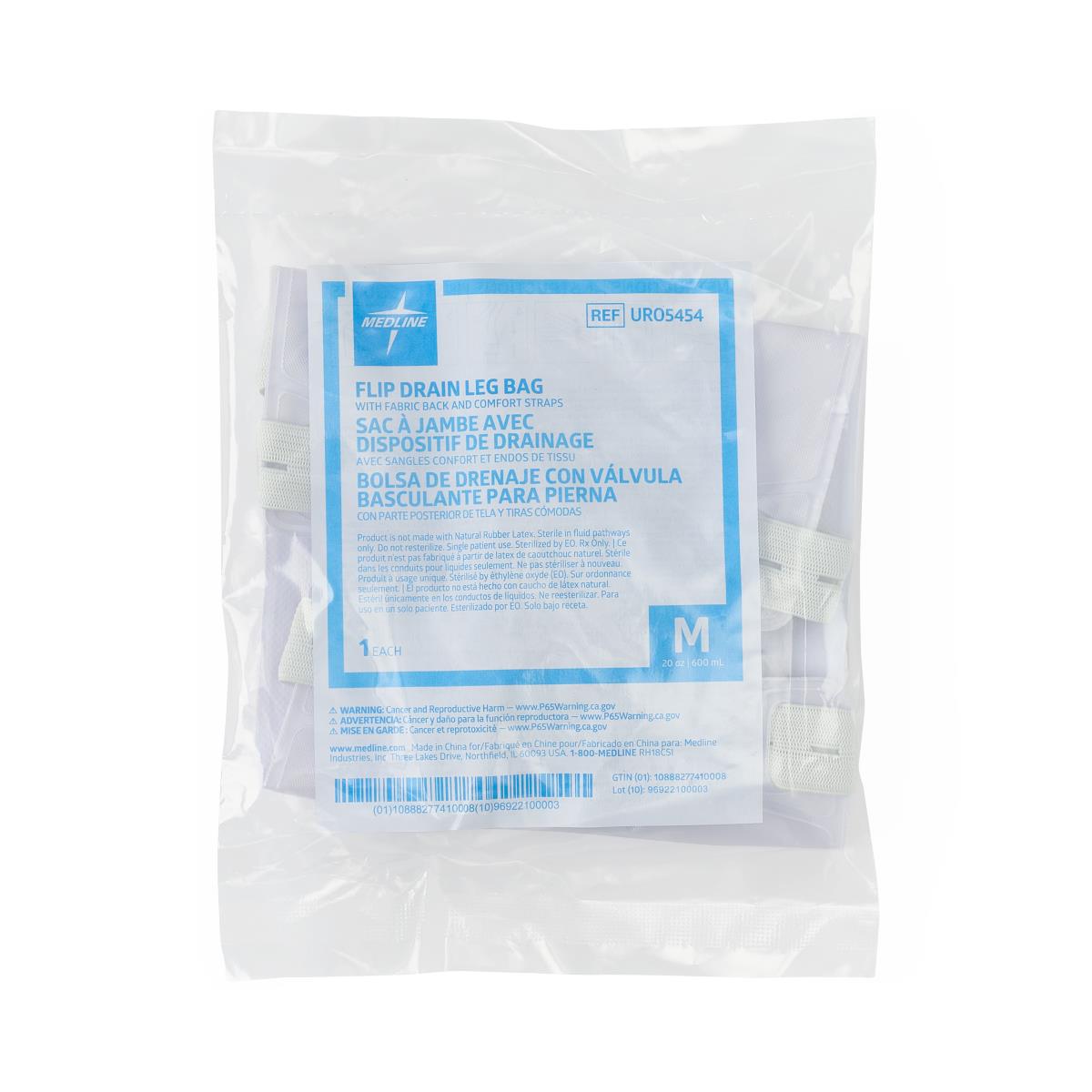Medline Leg Bag with Flip Drain - BeHope
