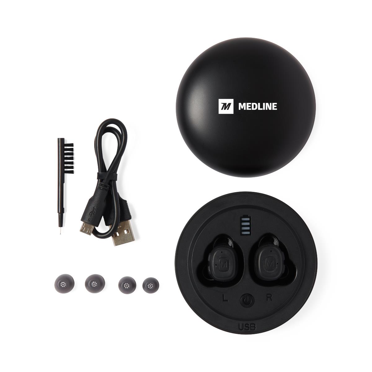 Medline Bluetooth Rechargeable OTC Hearing Aids