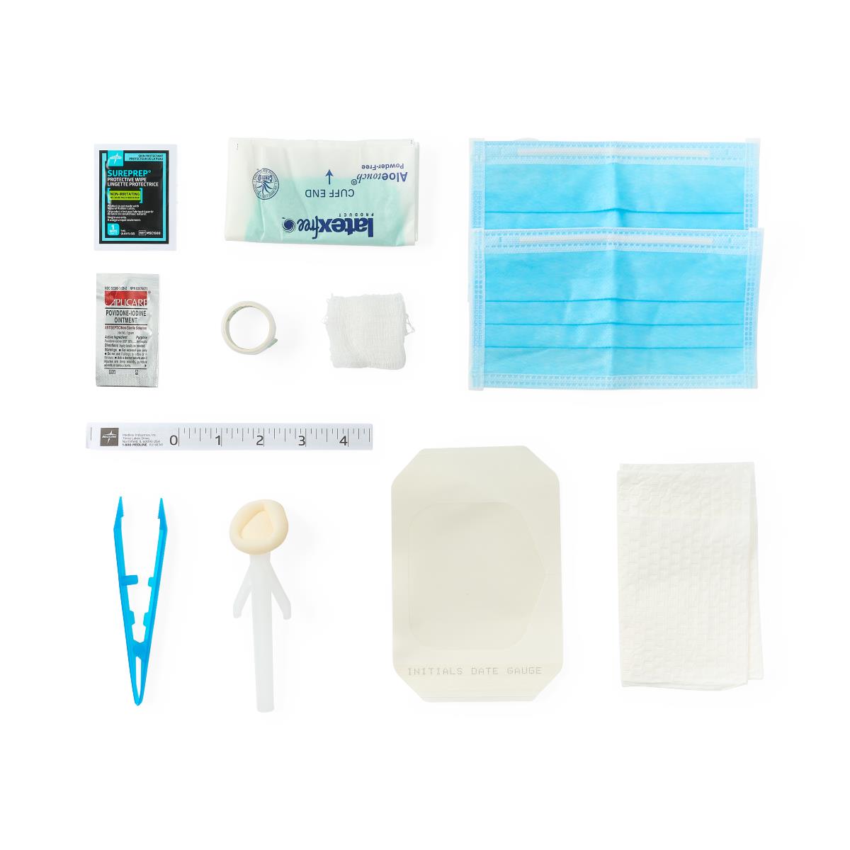 Medline Central Line Dressing Trays