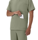 Henderson AVE Unisex 3-Pocket Scrub Tops with Shoulder Loop (Style 4615)