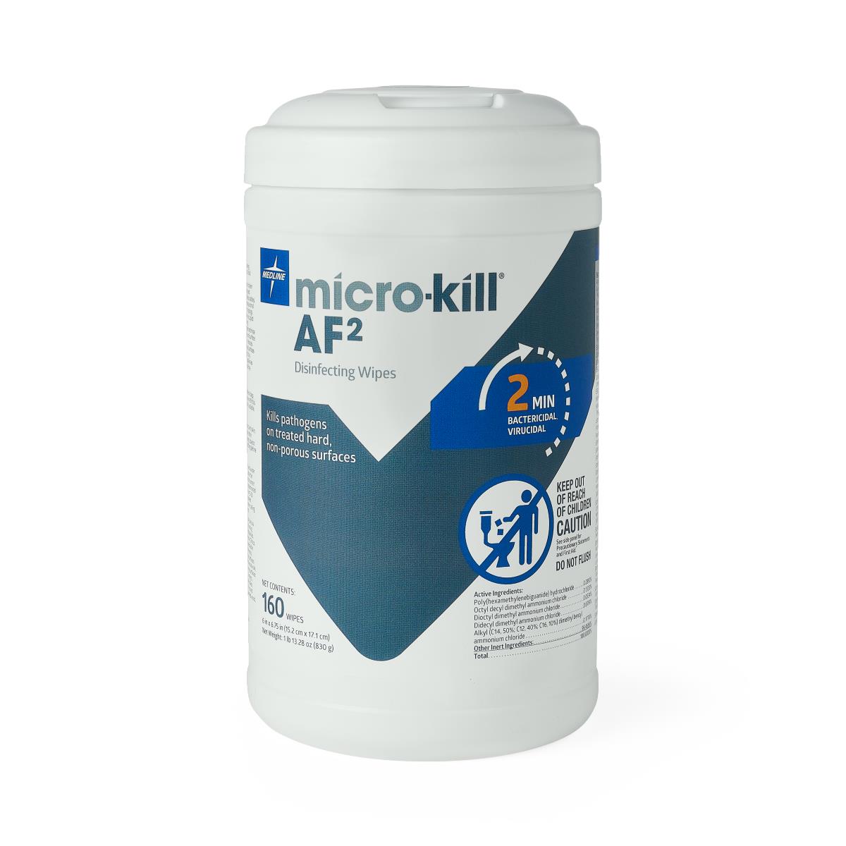 Medline Micro-Kill AF2 Disinfectant Wipes