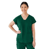 Monroe AVE Women's V-Neck Tunic Style Scrub Tops (Style 4805)