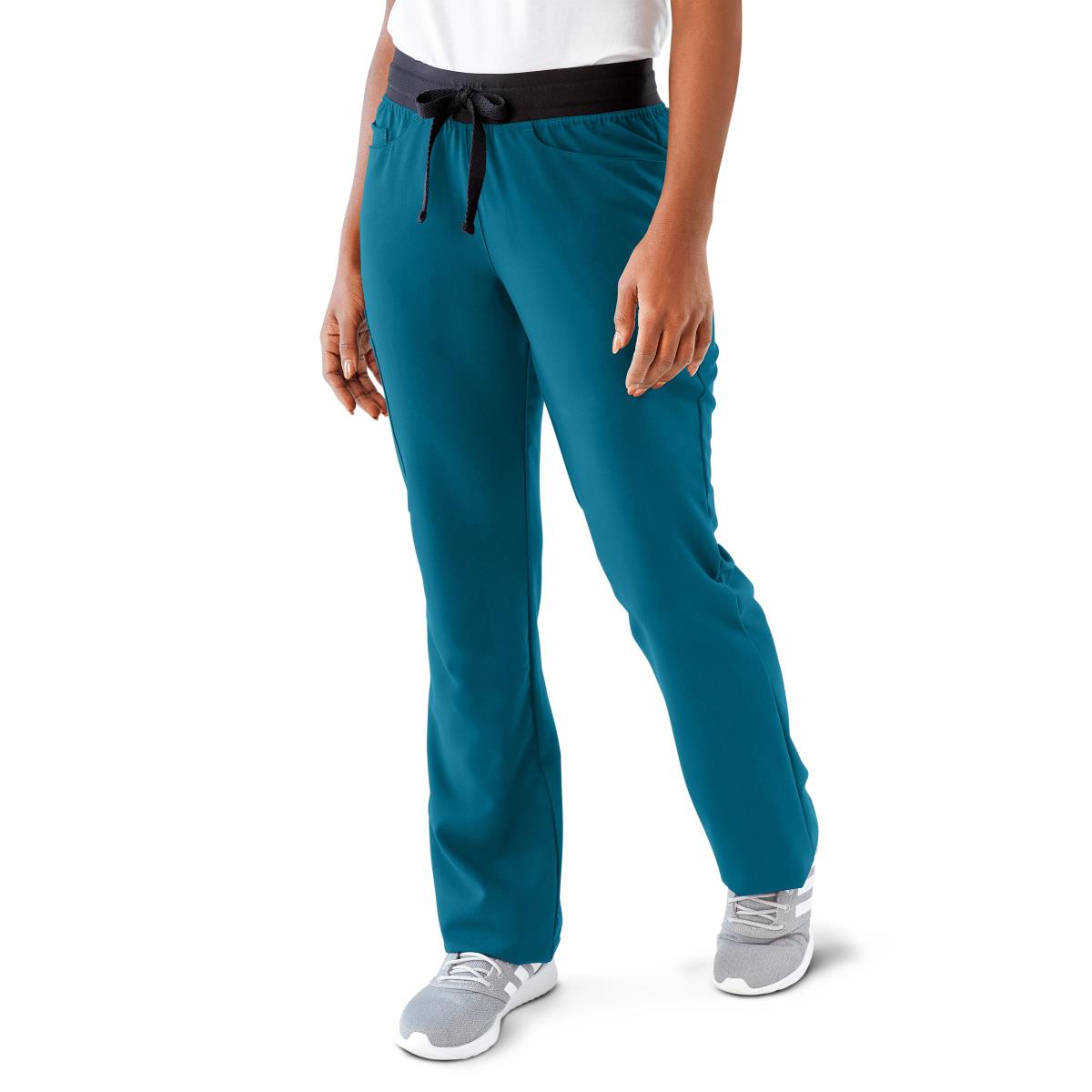 Coastal AVE Women's Boot-Cut Scrub Pants - Regular Length (Style 4912)