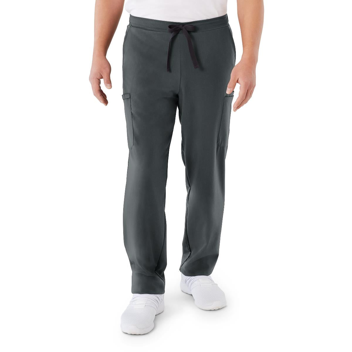 Clinton AVE Unisex Scrub Pants with 6 Pockets Charcoal
