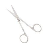 Iris Scissors Medline® 4-1/2 Inch Length Floor / Office Grade Stainless Steel Sterile Finger Ring Handle Straight Sharp Tip / Sharp Tip