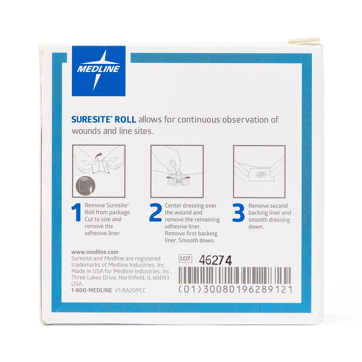 SureSite Roll Transparent Film Dressings