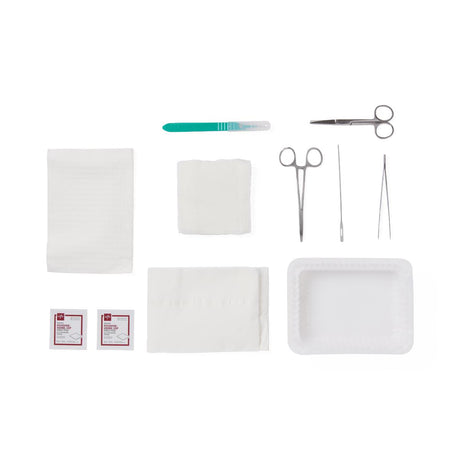 Medline Incision and Drainage Trays with COMFORT LOOP Instruments