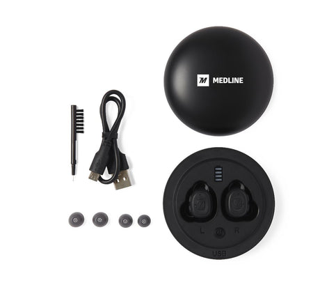 Medline Bluetooth Rechargeable OTC Hearing Aids