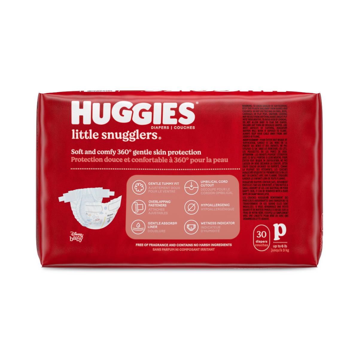 Huggies Preemie Little Snugglers Disposable Diapers
