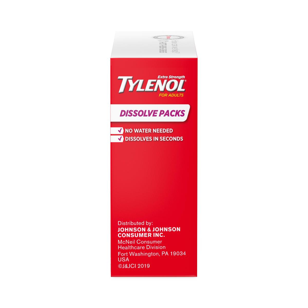 Tylenol Dissolve Powder Packs