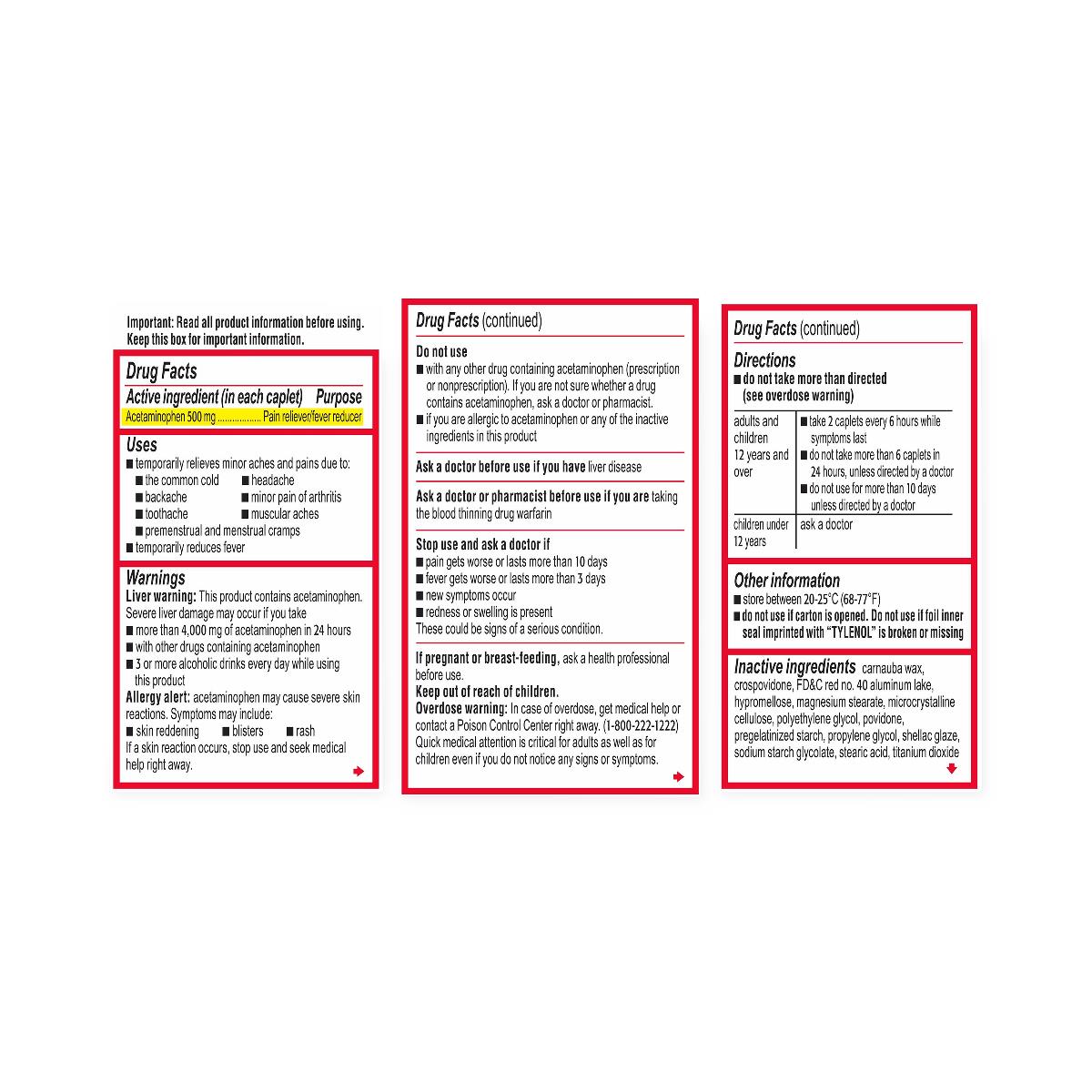 Tylenol Extra-strength Tablets And Caplets - BeHope