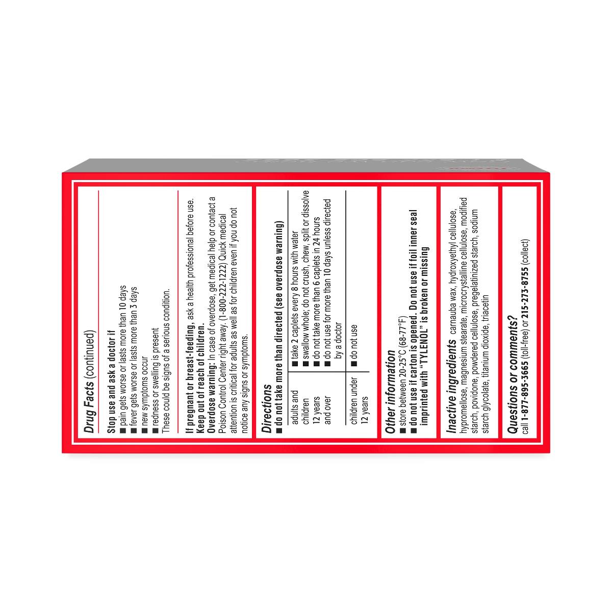 Tylenol 8-hour Muscle Aches And Pain Caplets - BeHope