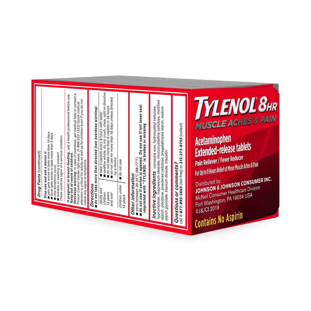 Tylenol 8-hour Muscle Aches And Pain Caplets - BeHope