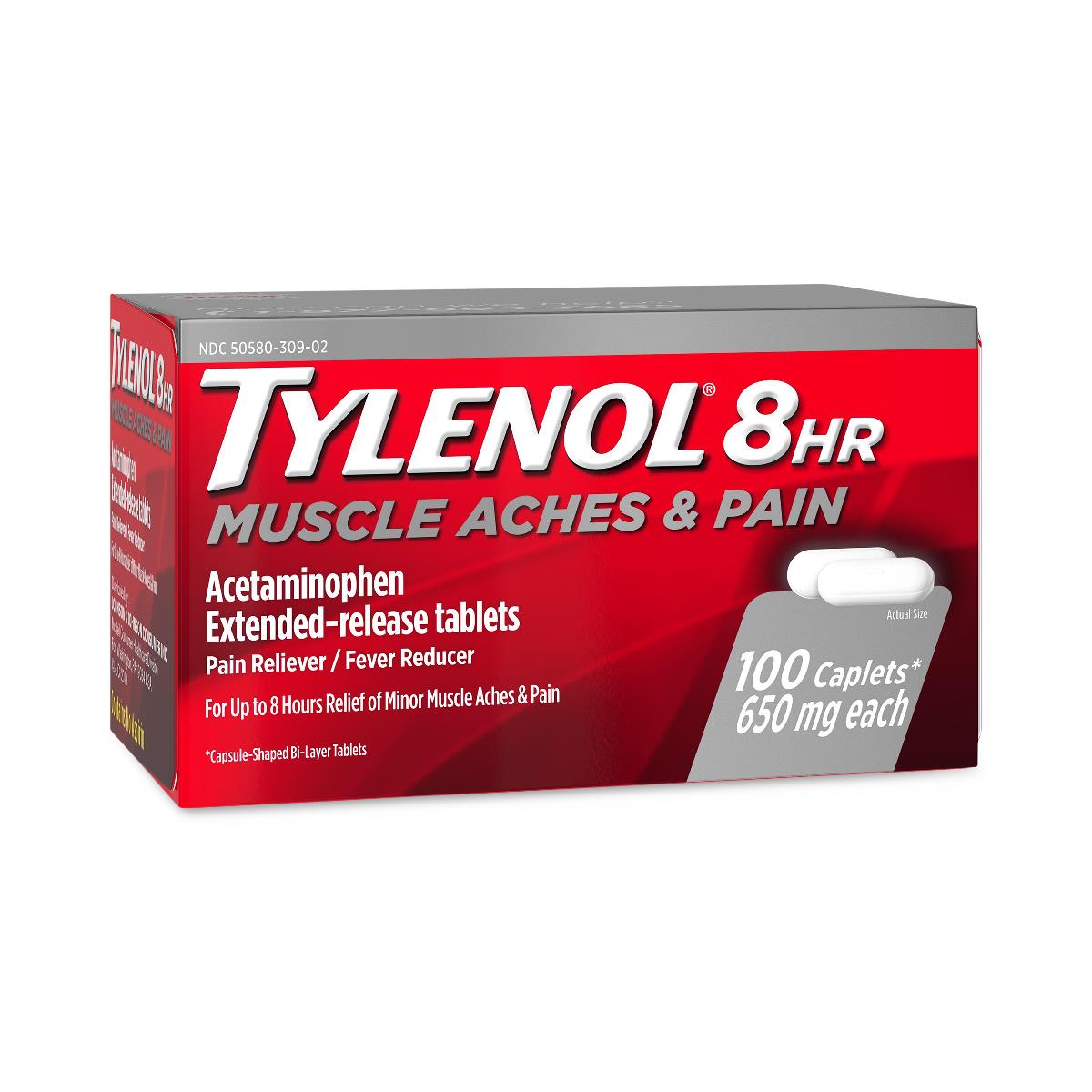 Tylenol 8-hour Muscle Aches And Pain Caplets - BeHope