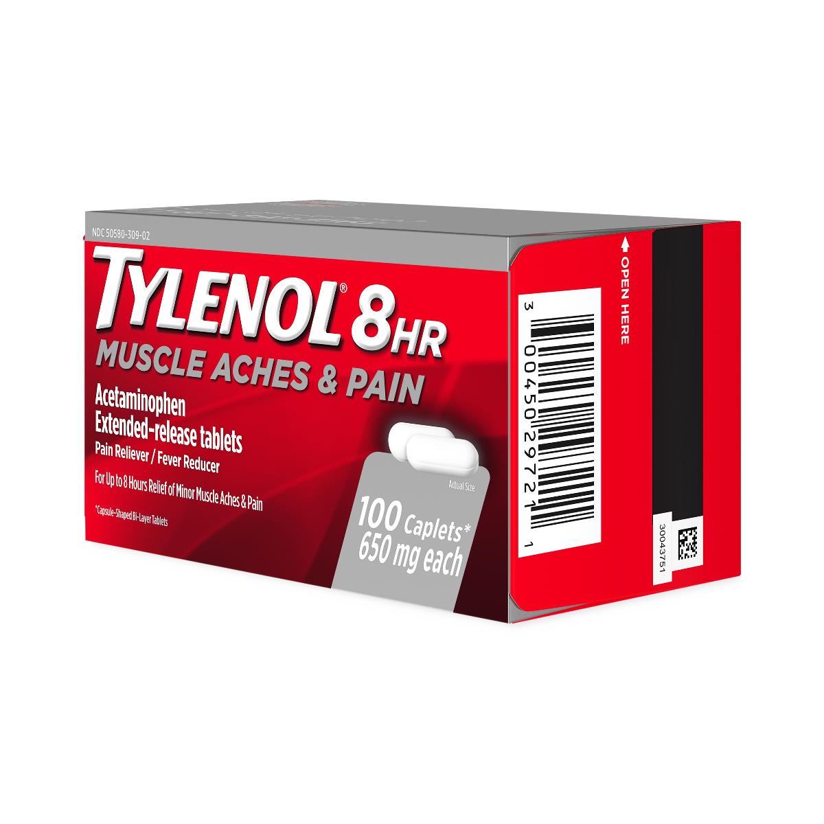 Tylenol 8-hour Muscle Aches And Pain Caplets - BeHope