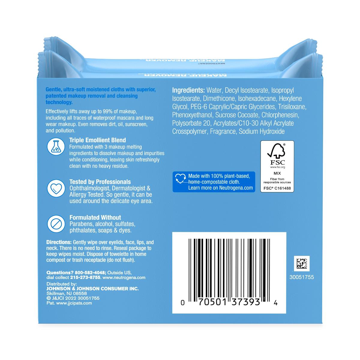 Neutrogena Make-up Remover Cleansing Towelettes - BeHope