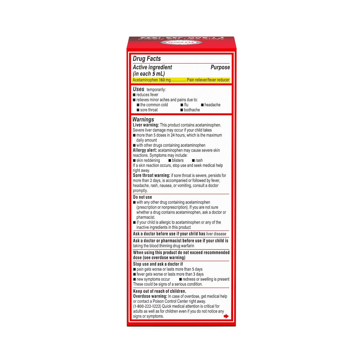 Tylenol Children's Pain + Fever Oral Suspension - BeHope