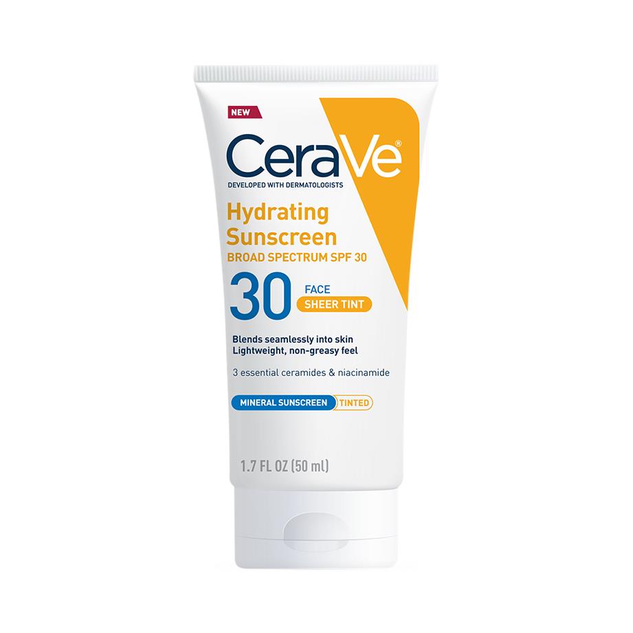 Cerave Hydrating Mineral Face Sunscreen