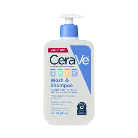 CeraVe Baby Gentle Bath Wash and Shampoo