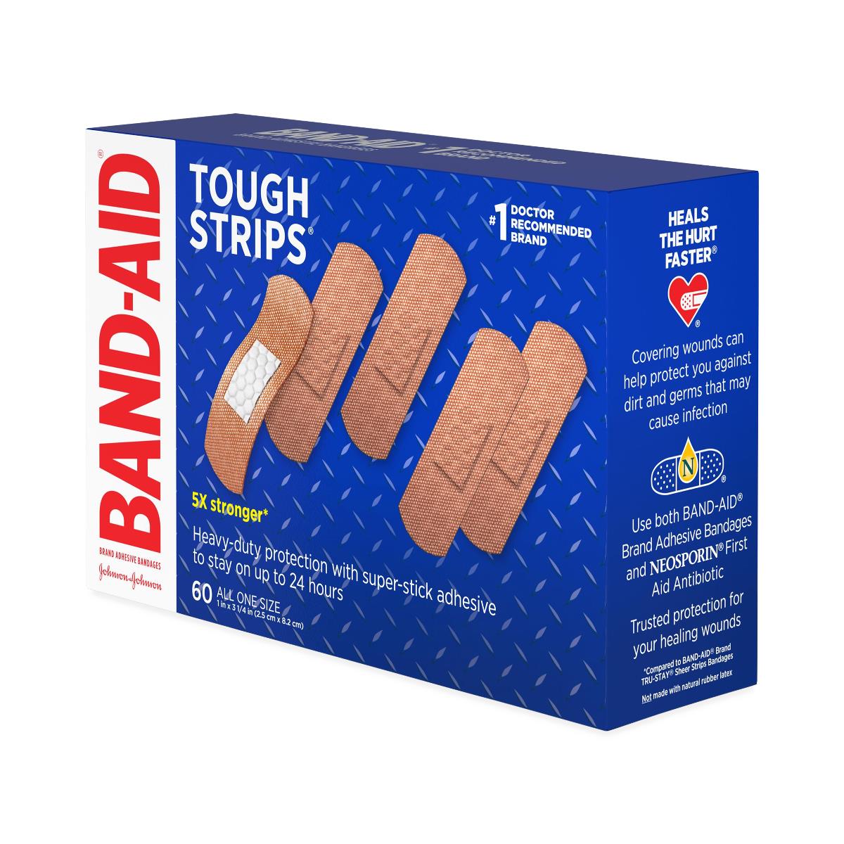 Band-aid Tough Strips Adhesive Bandages - BeHope