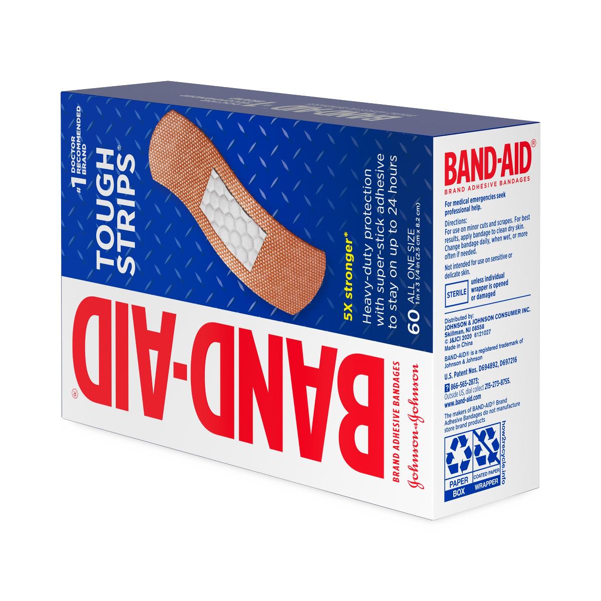 Band-aid Tough Strips Adhesive Bandages - BeHope