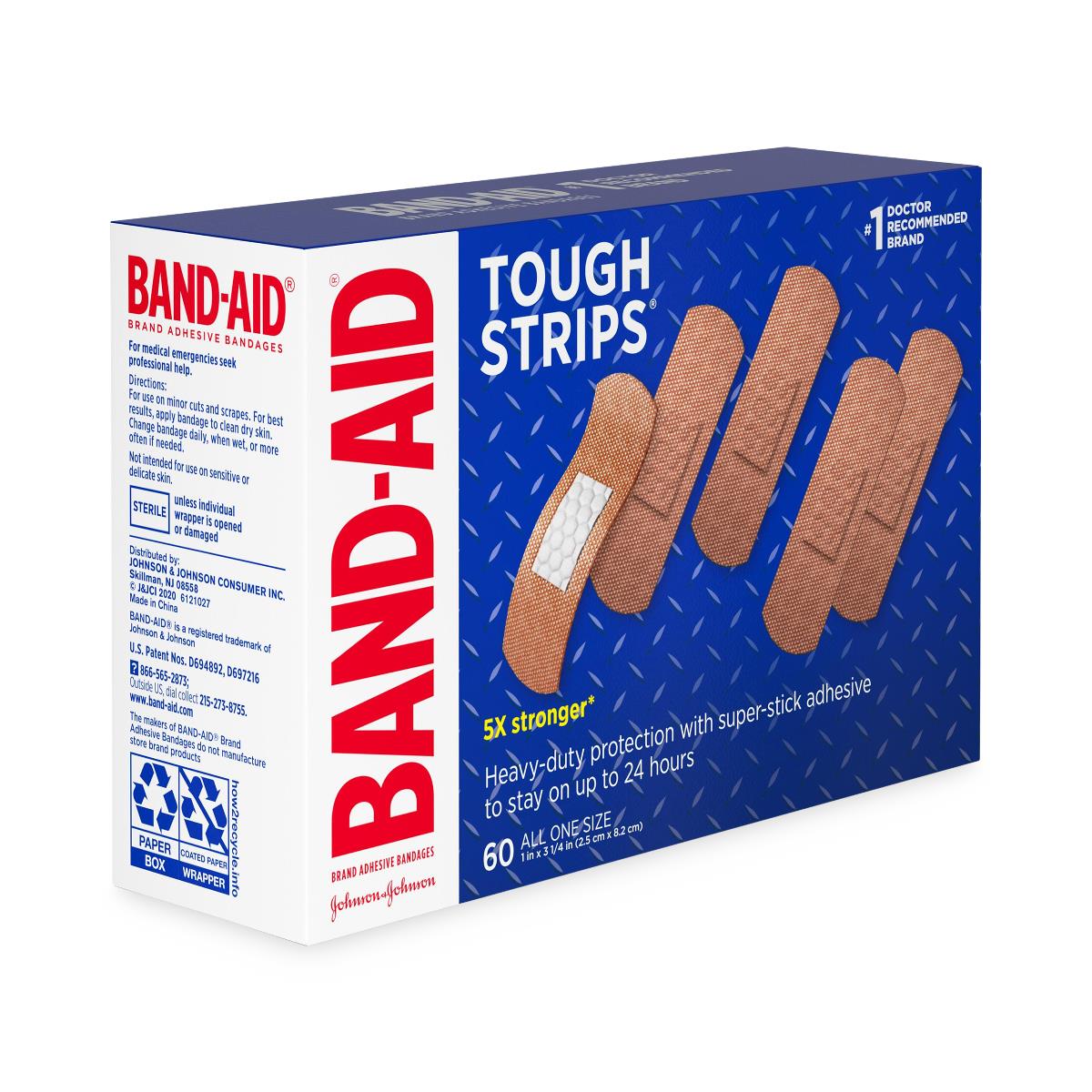 Band-aid Tough Strips Adhesive Bandages - BeHope