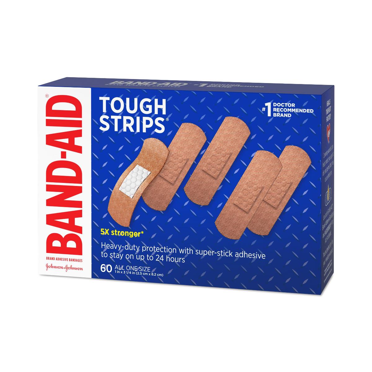 Band-aid Tough Strips Adhesive Bandages - BeHope