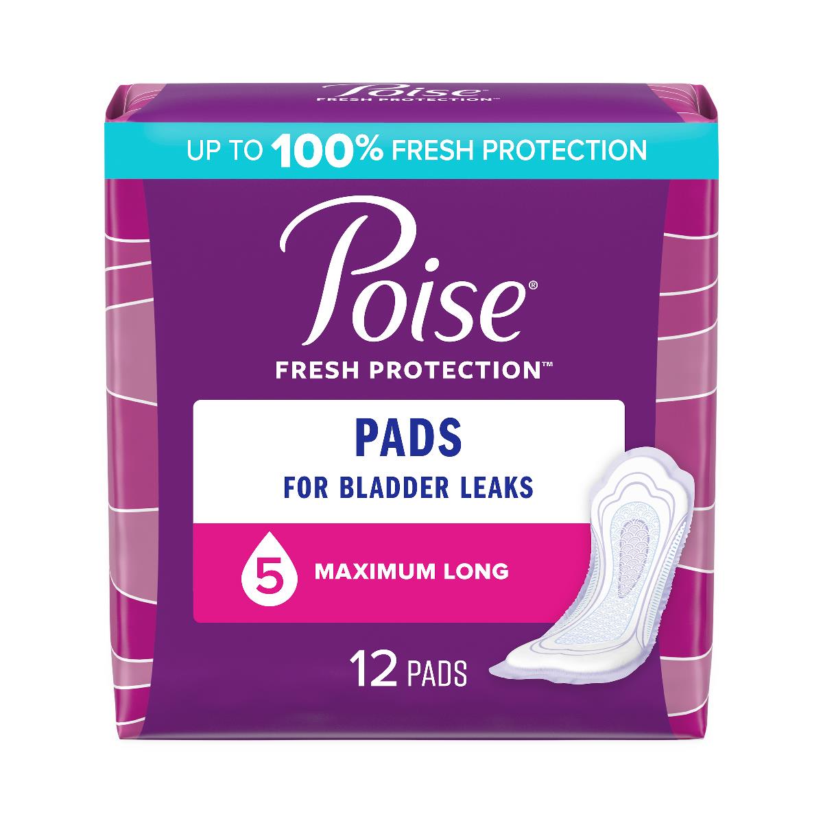 Poise Maximum Absorbency Incontinence Pads - BeHope