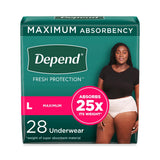 Depend Fresh Protection Incontinence Underwear For Women - BeHope