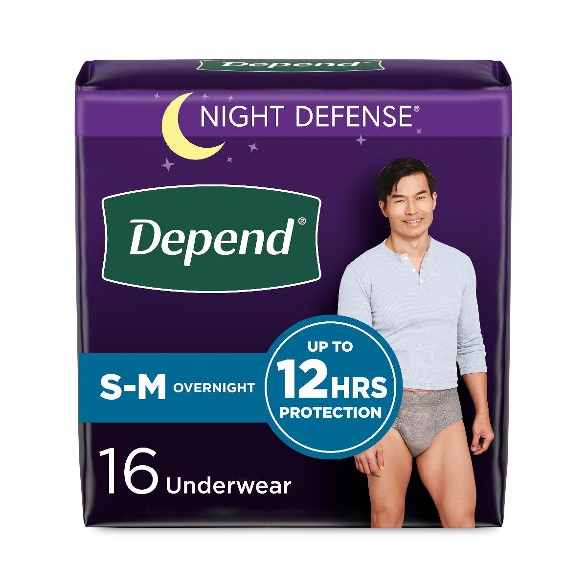 Depend Disposable Adult Incontinence Protection Briefs