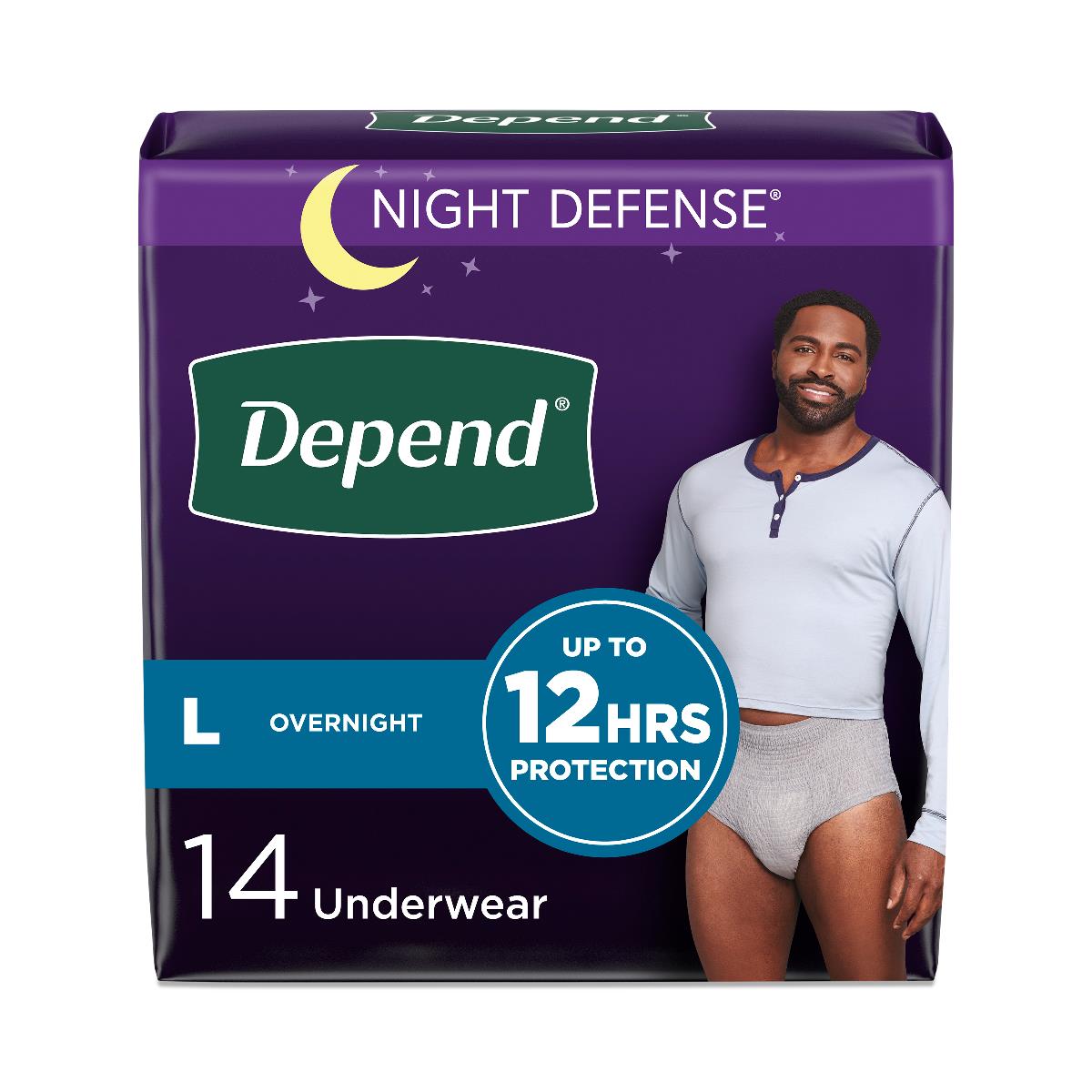 Depend Disposable Adult Incontinence Protection Briefs