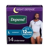 Depend Disposable Adult Incontinence Protection Briefs