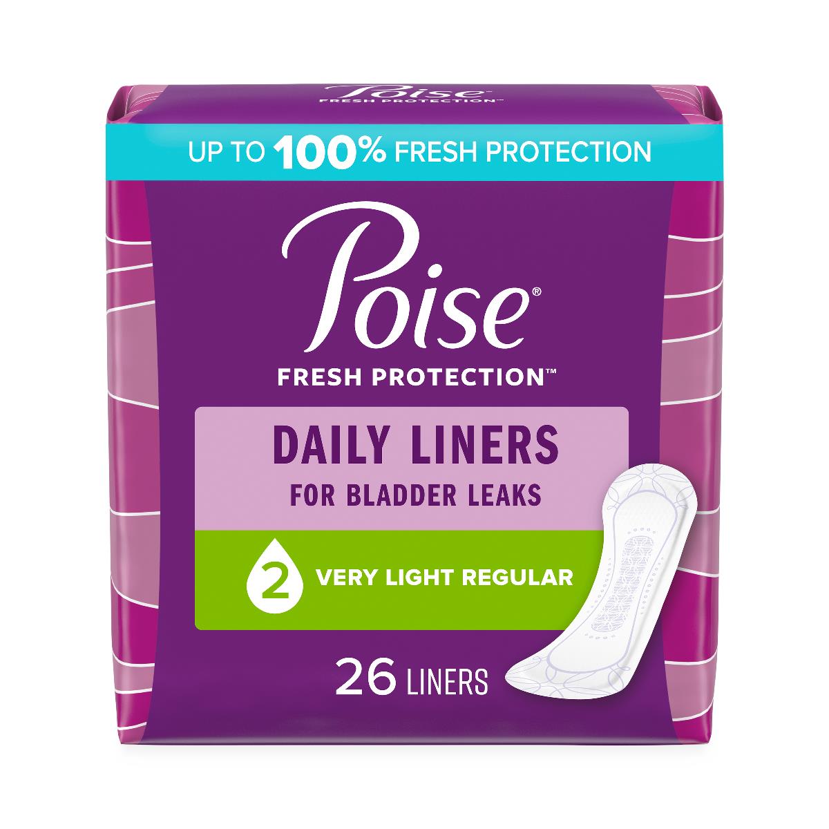 Poise Incontinence Pad Liners