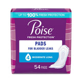 Poise Long Moderate Absorbency Pads
