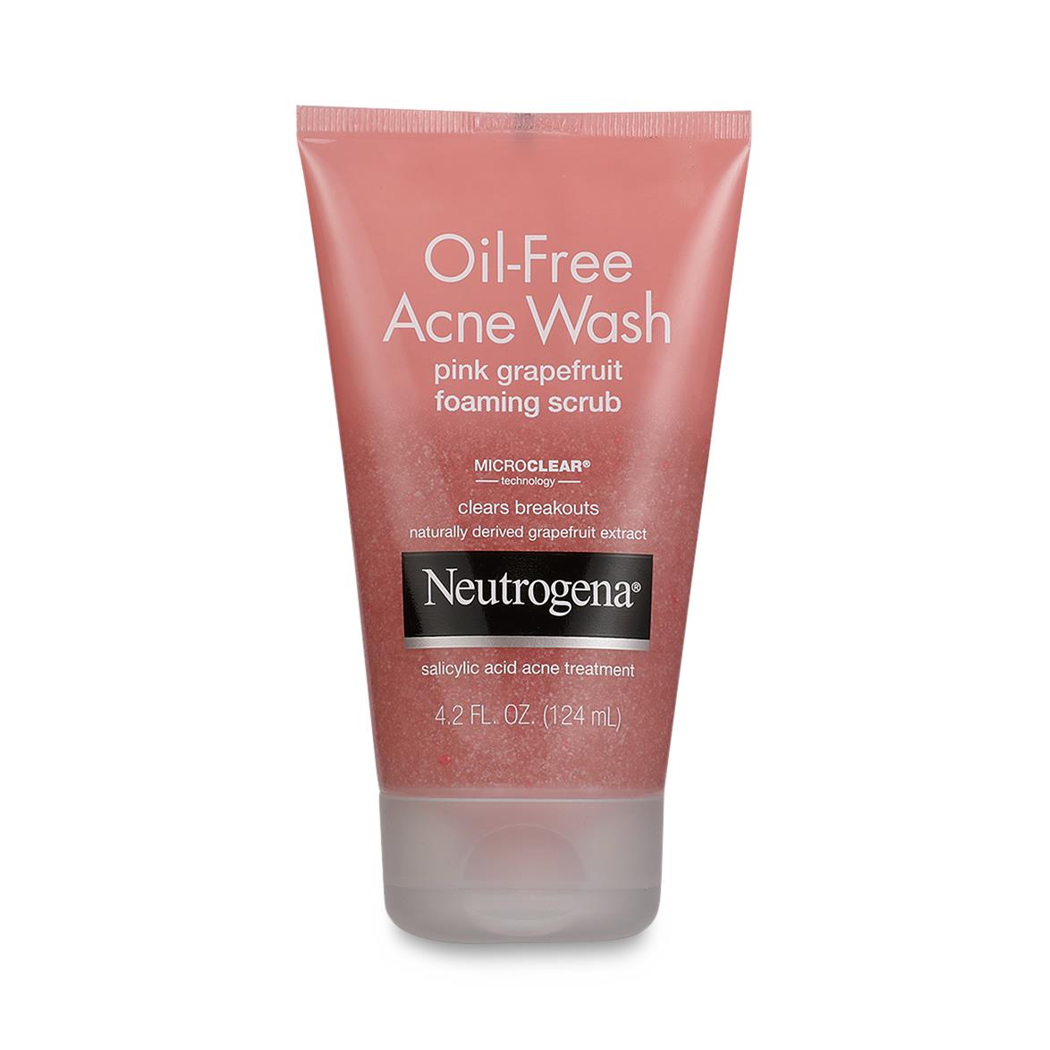 Neutrogena Oil-free Acne Wash With Pink Grapefruit Foaming Scrub - BeHope