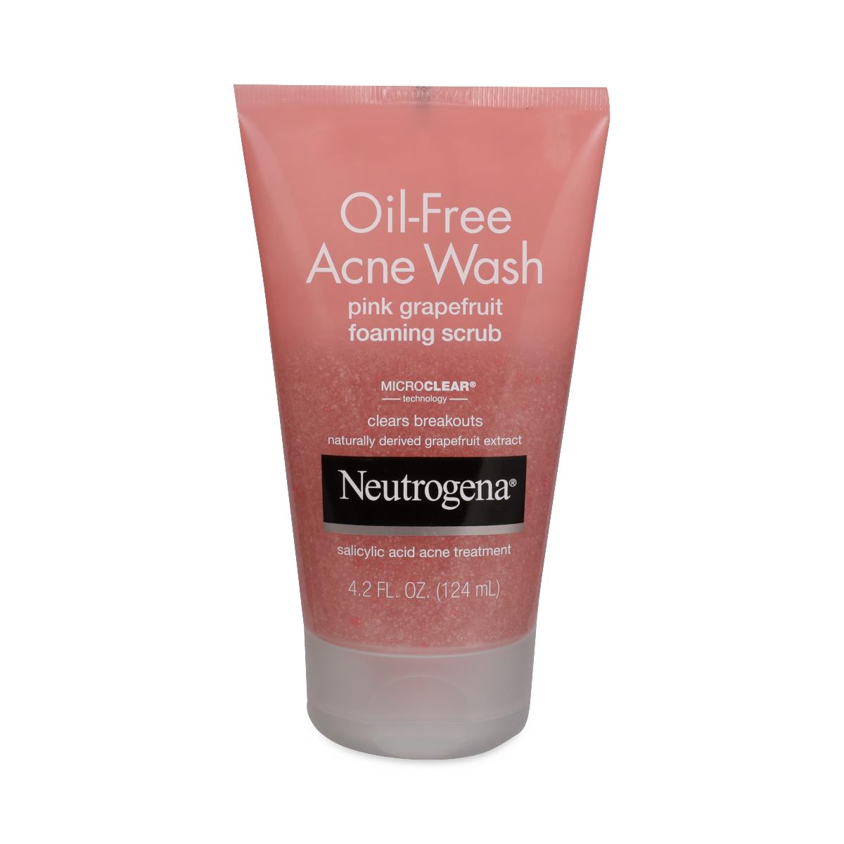 Neutrogena Oil-free Acne Wash With Pink Grapefruit Foaming Scrub - BeHope