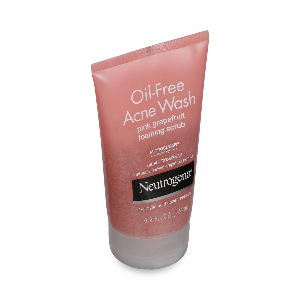 Neutrogena Oil-free Acne Wash With Pink Grapefruit Foaming Scrub - BeHope
