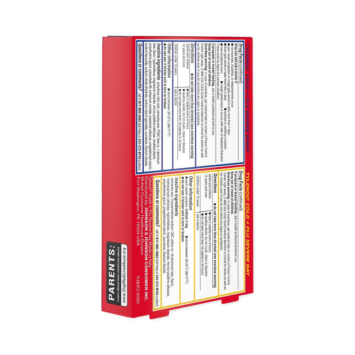 Tylenol Cold and Flu Severe Caplets