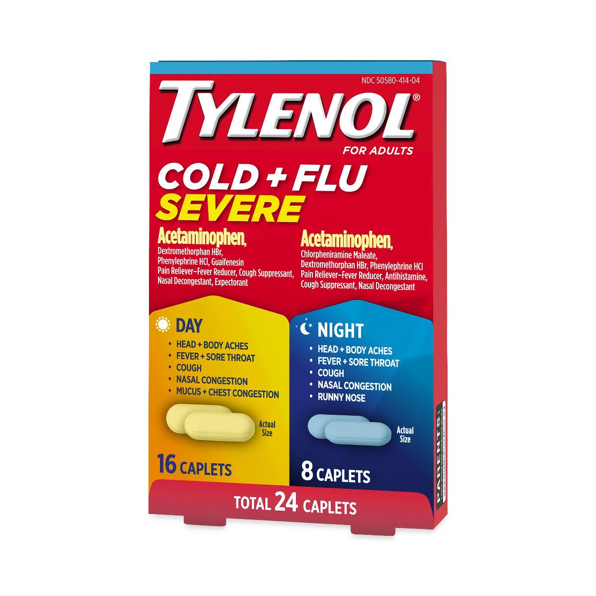 Tylenol Cold and Flu Severe Caplets