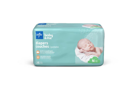 Medline Disposable Baby Diapers