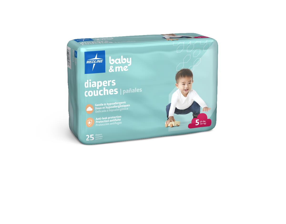 Medline Disposable Baby Diapers