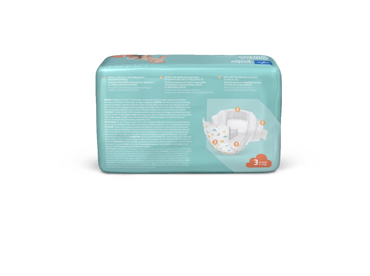 Medline Disposable Baby Diapers