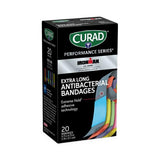 CURAD Performance Series Antibacterial Bandages