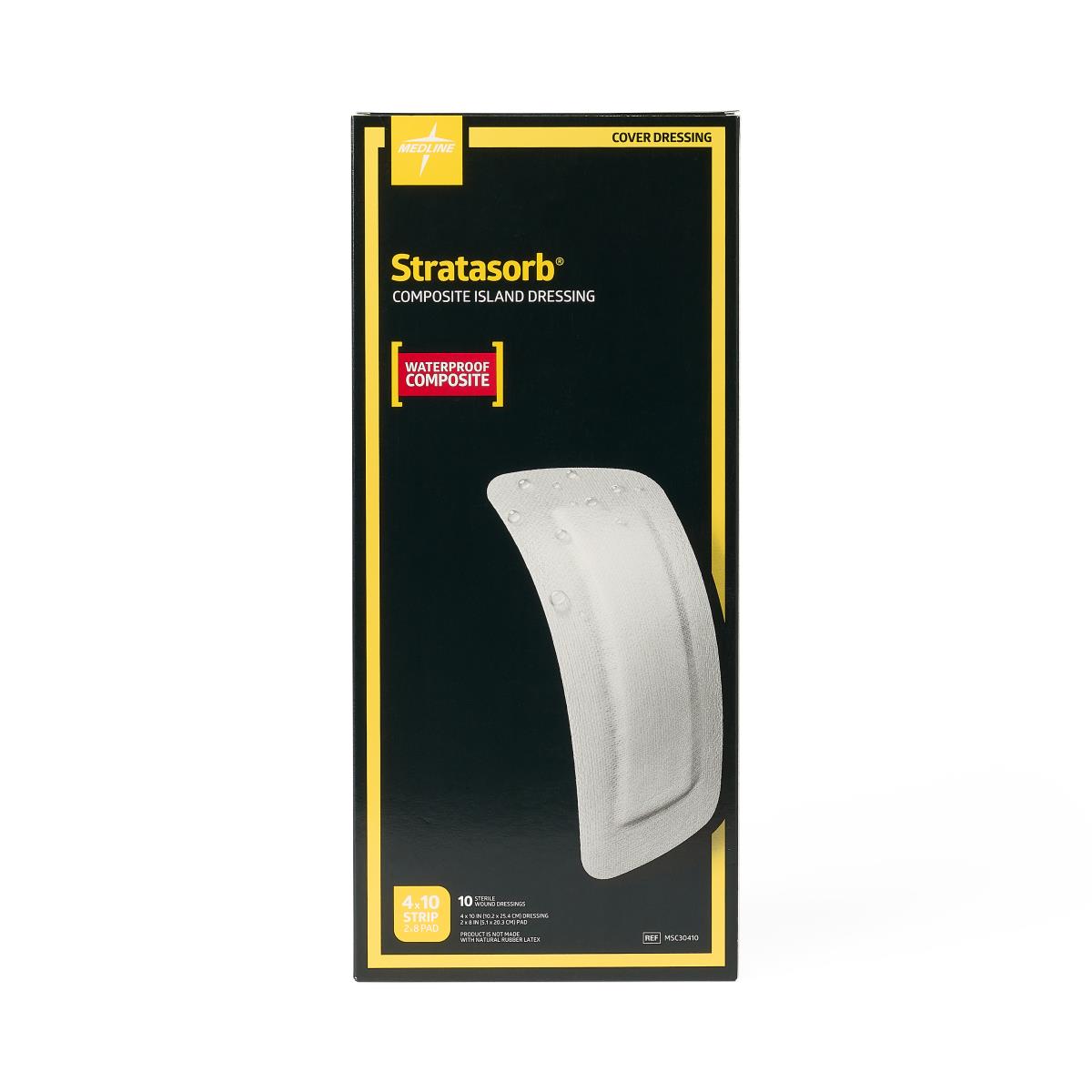 Stratasorb Waterproof Adhesive Island Wound Dressings