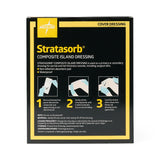 Stratasorb Waterproof Adhesive Island Wound Dressings